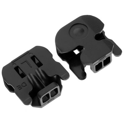 1 Pair Transparent Shoe Lace Locks Adjustable Buckle Clips for Sneakers Sports Shoes and for Easy Use and Secure Fit