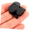 1 Pair Transparent Shoe Lace Locks Adjustable Buckle Clips for Sneakers Sports Shoes and for Easy Use and Secure Fit view 3
