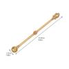 DECHOUS Hawan Tibet Pouring Ghee Spoon for Brass Oblations Offering Carved Intricately Ethnic Antique Style Removal for Rituals and Ash view 2
