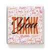 50 pcs Thank You Chocolates - Elegant Milk and Dark Chocolate Treats for Weddings, Events, Corporate Gifts and Special Occasions (Design 2 - Milk) view 1