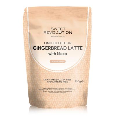 Organic Gingerbread Latte with Maca Barista Blend (2 x 500g) Catering Pack. Caffeine Free, Gluten Free, Dairy Free, Refined Sugar-Free.