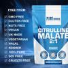 Citrulline Malate Powder 2:1 Non Stim Pre-Workout Supplement, Nitric Oxide Booster Amino Acid Powder L-Citrulline Malate Caffeine Free by Pure Source Nutrition (500g) view 3