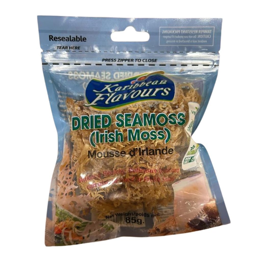 Karibbean Flavours Dried Seamoss (Irish Moss) 85g - Product of Trinidad & Tobago