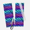 Vibrant Rainbow Zebra Animal Skin Fur Diagonal Stripes Wrap Around Print A4 Edible Paper Icing Sheet Cake Topper Side Ribbon Border Decor for Personalised Themed Decorations view 4