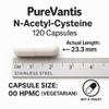 NAC Supplement 600mg 120 Capsules | N-Acetyl Cysteine for Antioxidant & Liver Support view 3