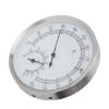 Indoor Thermometer, Room Thermometer Indoor 2In1 Stainless Steel Steam Room Sauna Room Thermometer Hygrometer, Hygrometer, Thermometer for Indoor, Humidity Monitor High