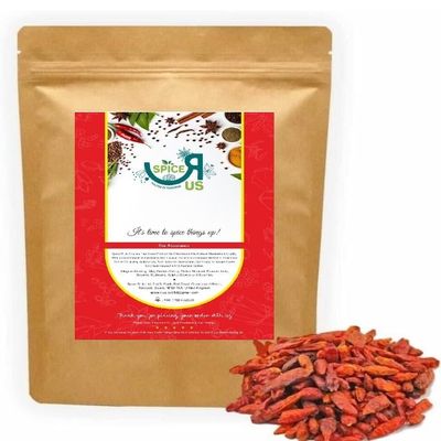Birds Eye Chillies Chilli Whole Dried (Malawi) Premium Quality by Spice R Us 25g-1900g (90g)