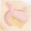 Healeved 8sets Small Broom Set Multi-Function Dustpan Portable Dust Pan and Desktop Broom for Indoor Cleaning Soft Bristle Sweeping Brush view 4