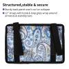 Wheelchair Side Bag with Cup Holder, Stretchable Walker and Wheelchair Pouch, Water-Resistant Hand-Free Carry Pouch Storage Bag for Universal Wheelchairs Rollator Walker Accessories view 4