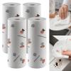4 Rolls Kitchen Paper Towels,Disposable Kitchen Paper Towels,Kitchen Towels For Cleaning,Flex-Sheets Paper Towels,100 Sheets Per Roll (Print, 25 * 25cm/50 Sheets) view 1
