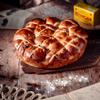 Wilfreds Luxury Hot Cross Buns 12 Pack Tear & Share Easter Bakery Treat, Freshly Baked with Warming Spices & Fruit, Vegetarian Friendly, Ideal for Easter Celebrations, Gifting & Sharing view 1
