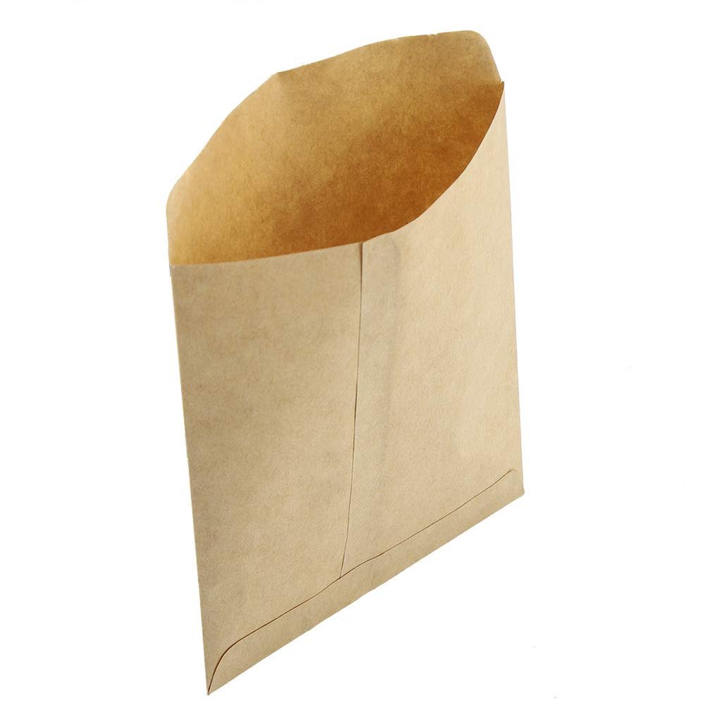 Culnflun Kraft Paper Bags Storage Envelop Style Wheat Corn Rice Seeds Pack 100PCS (9 * 13 Adhesive)