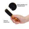 Beard Brush For Men, Professional Mustache Comb Portable & Lightweight with Compact Design Mens Hair Brush Beard Grooming Brush For Men For Hair and Beard Care view 3