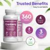 Cranberry 15,000mg Tablets | High Strength Cranberry Extract | Vegan & Vegetarian Friendly | Now with Vitamin C for Immune Support | 360 Tablets = Up to 12 Months' Supply | Manufactured in The UK view 3