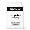 L-Lysine 1000mg 90 Tablets | Essential Amino Acid for Immune & Collagen Support, UK Made