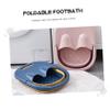 HAPINARY Portable Pink Foldable Foot Soak Bucket Plastic Basin for Home Use with Stable and Strong Design for Outdoor and Foot Massage Shops Relaxing Bath view 3