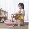 HAPINARY Portable Pink Foldable Foot Soak Bucket Plastic Basin for Home Use with Stable and Strong Design for Outdoor and Foot Massage Shops Relaxing Bath view 4