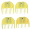 Beaupretty 4Pcs Professional Hair Trimmer Comb Set with Adjustable Guide for Precision Cutting and Styling ABS Barber Accessories for Hair Cutting and Trimming view 1