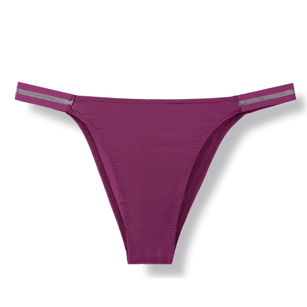 Waist Thong Transparent Lingerie Women Underwear Sexy Sexy Librarian Costumes for Women Plus Size (Purple, M)
