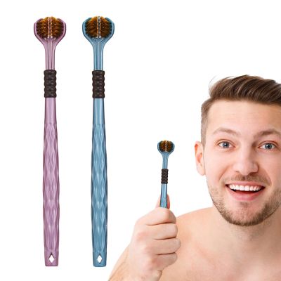 3 Sided Toothbrush for Adults,Three Sided Toothbrush - Travel Toothbrush with Soft Bristles | Travel Toothbrushes for Adults | Portable Toothbrush for Men Women