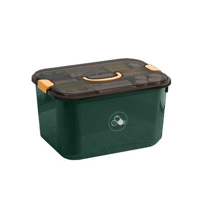VDLLQYN, First Aid Kit Plastic First Aid Kit Medicine Storage Box Household Portable Handle Medical Medicine Storage Box 11.4/14.5 Inches First Aid Kits,First Aid Box(Green,S)