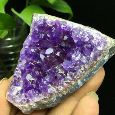100-150g AAA Natural Quartz Amethyst Cluster Geode Druzy Crystal Mineral