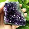 100-150g AAA Natural Quartz Amethyst Cluster Geode Druzy Crystal Mineral view 4