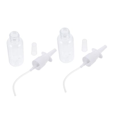 Manual Nasal Irrigator 2Pcs 20ml PET Cleaning Bottle for Babies