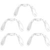 Casiler 5pcs Eyeglass Nose Pads, U Shape Style Connected Nose Octagonal Eyeglasses Soft Nose Pads Anti-slip Nose Pads Insert on Nose Pad view 1