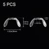 Casiler 5pcs Eyeglass Nose Pads, U Shape Style Connected Nose Octagonal Eyeglasses Soft Nose Pads Anti-slip Nose Pads Insert on Nose Pad view 2