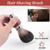Qusedwey 1Pcs Pure Hair Beard Brush Men's Shaving Brush with Wooden Handle Supply Various Hair Razors view 4