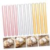 LALAFINA Ice Cream Sticks DIY Craft Sticks 30pcs Easy to Clean Acrylic Reusable Smooth Edges for Ice Pop and Cakesicle Making for Dessert Shop and Restaurant view 3