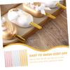 LALAFINA Ice Cream Sticks DIY Craft Sticks 30pcs Easy to Clean Acrylic Reusable Smooth Edges for Ice Pop and Cakesicle Making for Dessert Shop and Restaurant view 4