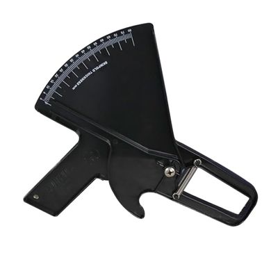 Body Fat Caliper Abs Black Skinfold Tester for Men Women