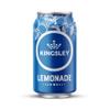 Kingsley Signature Lemonade, Premium Flavoured Carbonated Soft Drink, 100% Natural Flavourings & Colourings, Gluten Free, Vegetarian, Manufactured in the UK 24 x 330ml view 1