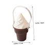 Alipis 2pcs Reusable Humidity Absorber Hanging Box for Wardrobe and Closet, Ice Cream Shape Dehumidifier Compact and Portable Design, Versatile Moisture Absorbers for Bookshelves view 2