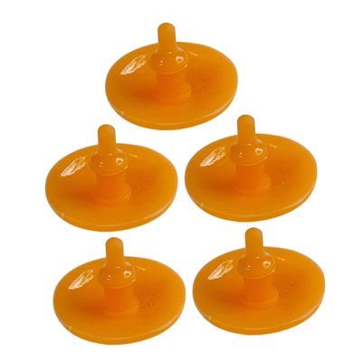 Amosfun 5Pcs Air Valve Bento Lid Seal Round Silicone Plugs Leakproof Lunch Container Airtight Silicone Plug Easy Installation Anti Overflow Lid for Office Lunches and Outdoor Picnics