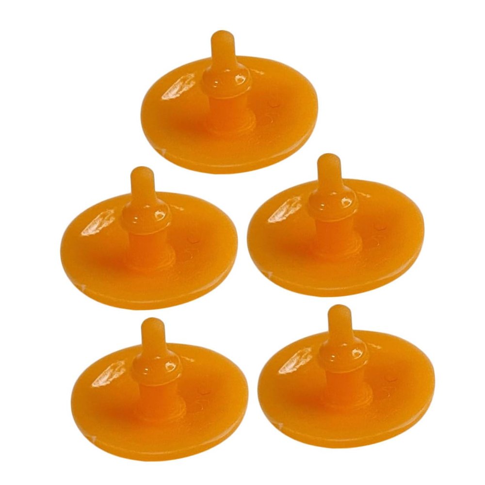 Amosfun 5Pcs Air Valve Bento Lid Seal Round Silicone Plugs Leakproof Lunch Container Airtight Silicone Plug Easy Installation Anti Overflow Lid for Office Lunches and Outdoor Picnics