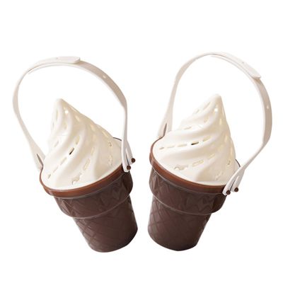 Ciieeo 2pcs Reusable Moisture Removing Box for Closet Wardrobe Cute Ice Shape Home Decor Humidity Absorber