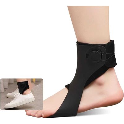 WPJQJWD Ankle Foot Orthosis Support Brace, Ankle Support Brace Stabilizer Adjustable Foot Lifter Correction Aid Pads For Hemipleia Stroke Pain Relief, Shoes Can Be Worn