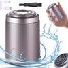 2025 New Upgrade Electric Razor for Men, Electric Mini Shavers for Men, Rechargeable Waterproof Mini Electric Shaver, Double Head Razor, Wet & Dry Shaving Machine, Portable Razors (Purple) view 1