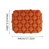 Inflatable Cushion, Portable Seat Pad, Air Travel Cushion, Anti Moisture Seat Mat, Bleacher Pad, Outdoor Camping Seater, 17.32x13.39x1.97 Inches Nylon, Inflatable Chair Mat view 2