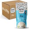 Keto Skinny Shirataki Konjac Rice 270g (Pack of 20) - Organic Konjac Flour, Zero Sugar, Low Carb, Low Calorie, Fibre & Protein, Gluten Free, Vegan, Keto & Paleo Friendly Ready to Eat Rice Alternative view 1