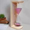 15 Minute Sand Timer - Wooden Hourglass, Sauna Sand Clock | Sauna Room High Temperature Resistant Hourglass, Perfect Measurement Tool for Hot Springs Spas Yoga Gyms Classrooms Outdoor Games view 2