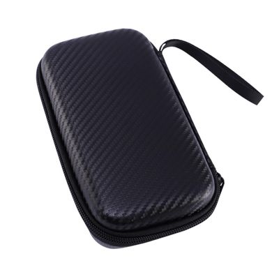 COLLBATH Portable Eva Iem Case Protective Storage Bag with Shockproof Carrying Case and Lanyard for Travel and Home Use, Black, Protects from Impacts and Offers Convenient Portable Storage