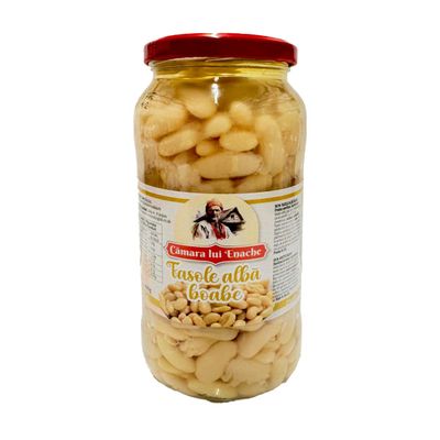 Camara Lui Enache Fasole Alba 540G Enache'S Chamber White Bean Beans The Taste of Tradition Sterilized Product Product of Romania Pack of 1