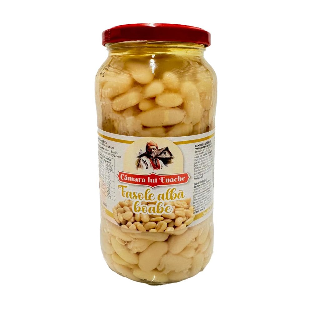 Camara Lui Enache Fasole Alba 540G Enache'S Chamber White Bean Beans The Taste of Tradition Sterilized Product Product of Romania Pack of 1