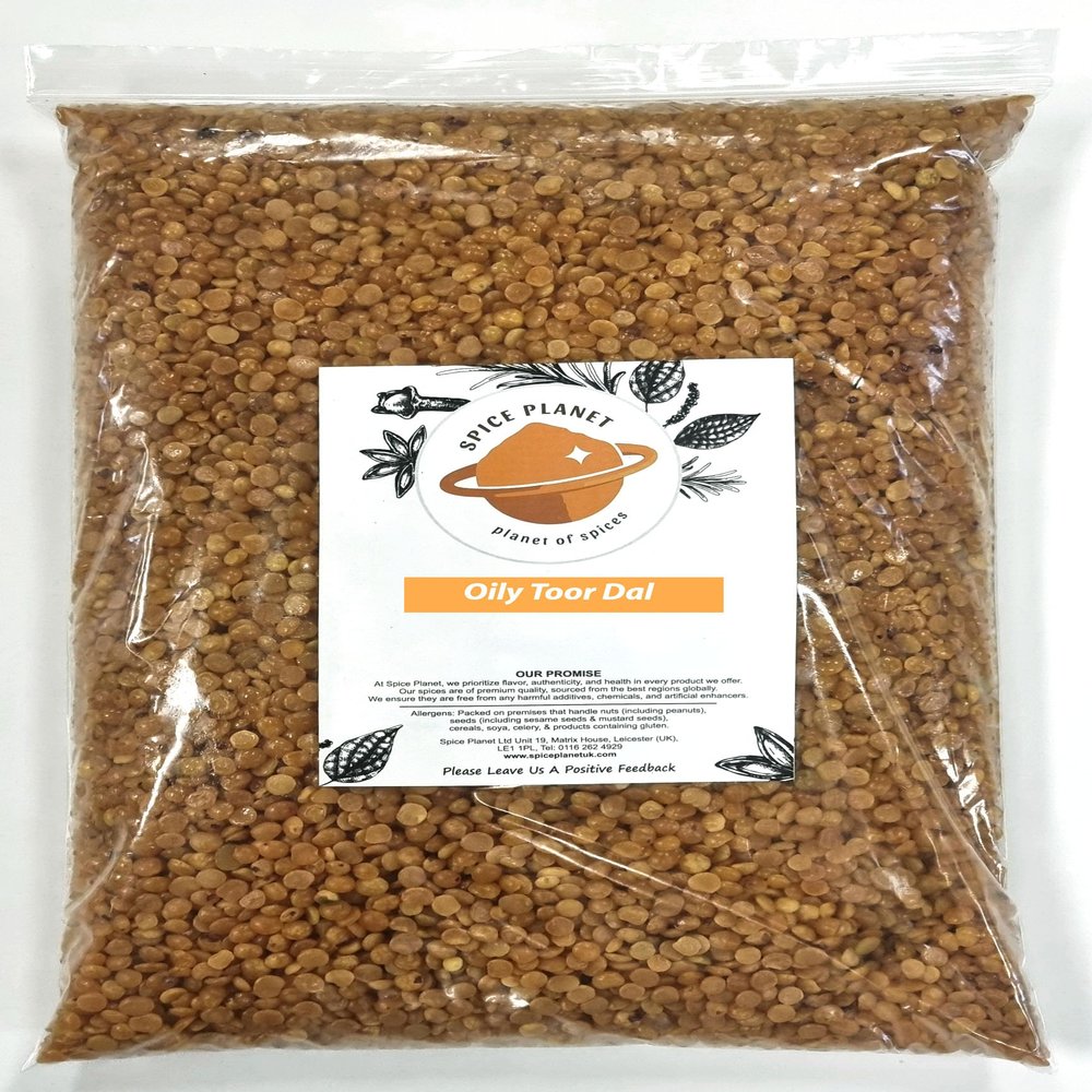 2kg | Oily Toor Dal | Dall Oil-Coating (Malawi) Free UK P&P by Spice Planet (2000 Grams)
