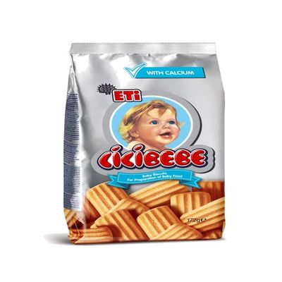 Eti Cicibebe Baby Biscuits with Calcium, Classic Variety (172gr X 12)