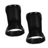 FRCOLOR 2pcs Black Plastic Shaving Brush Holder Stand Portable Shave Brush Rack Organised Drying and Display for Home Travel Salon Use view 1